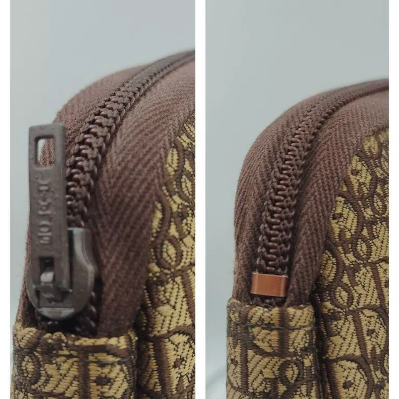 Christian Dior Trotter Pouch Brown