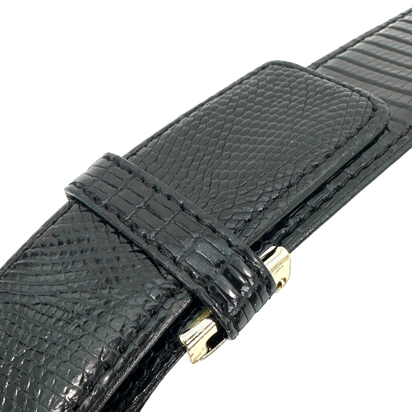 Saint Laurent YSL Belt - Black, Leather
