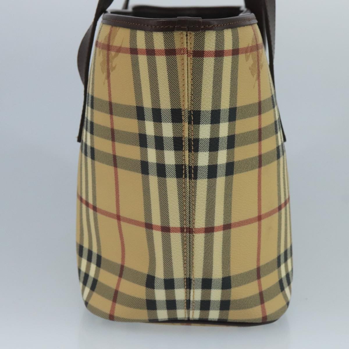 Burberry Nova Check Tote Bag - Beige, PVC Leather