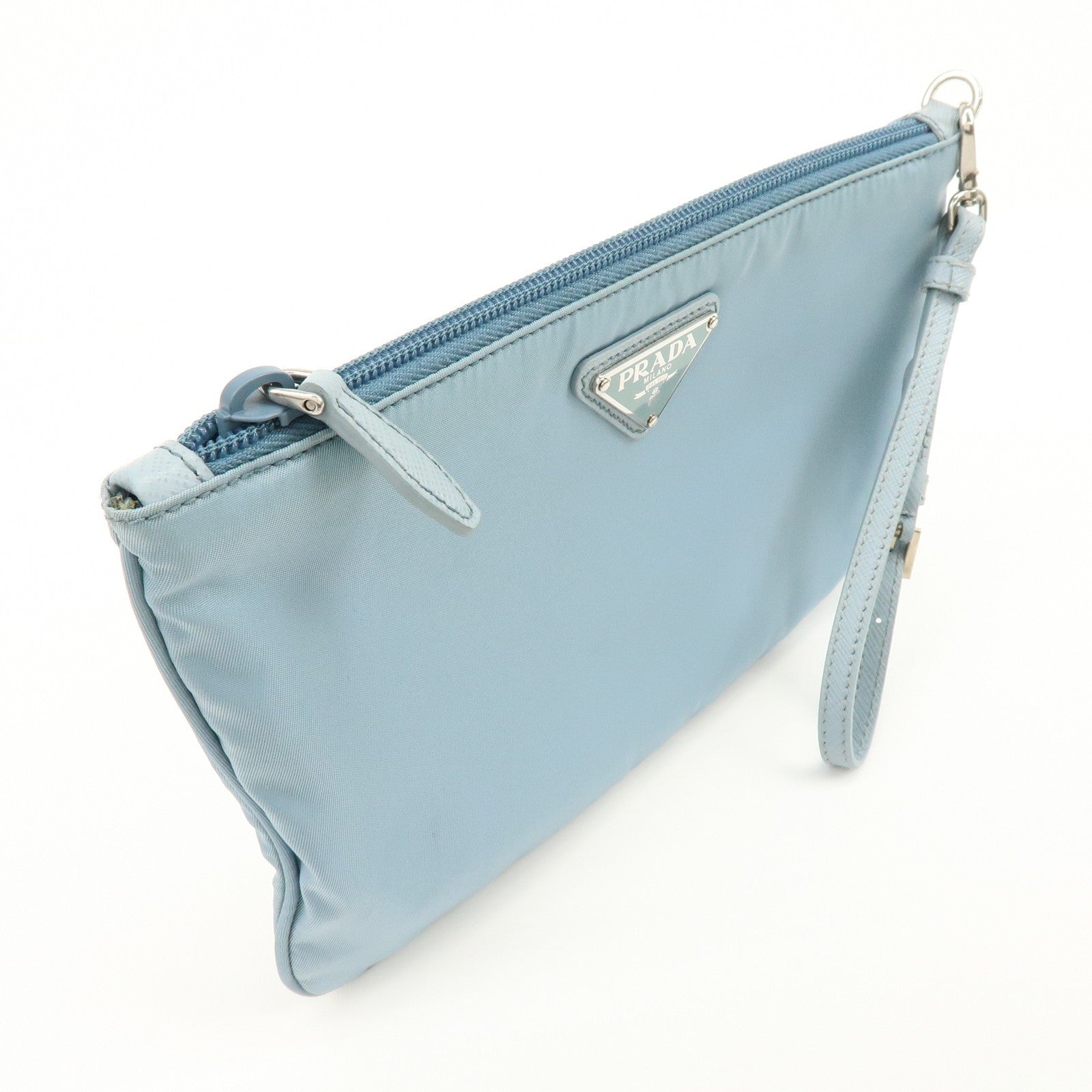 Prada 1NH545 Pouch - Light Blue, Nylon