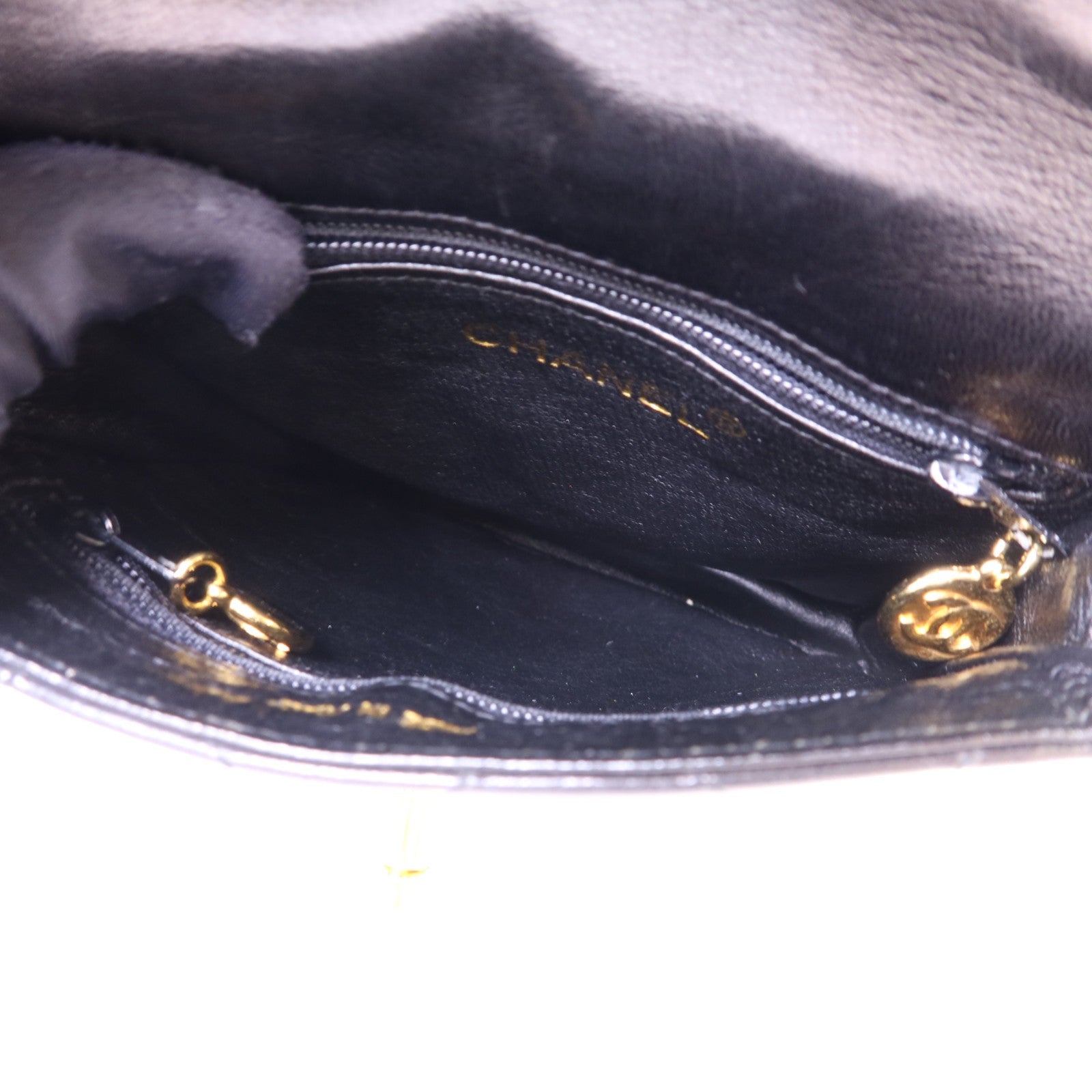 CHANEL CC GHW Waist Bag - Black, Lambskin Leather