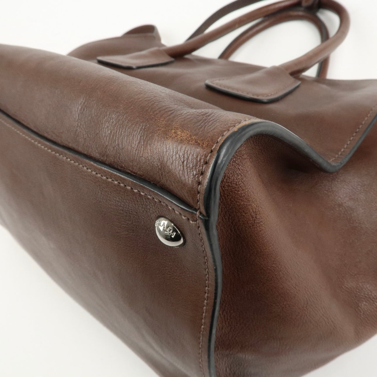 Prada 2 way brown