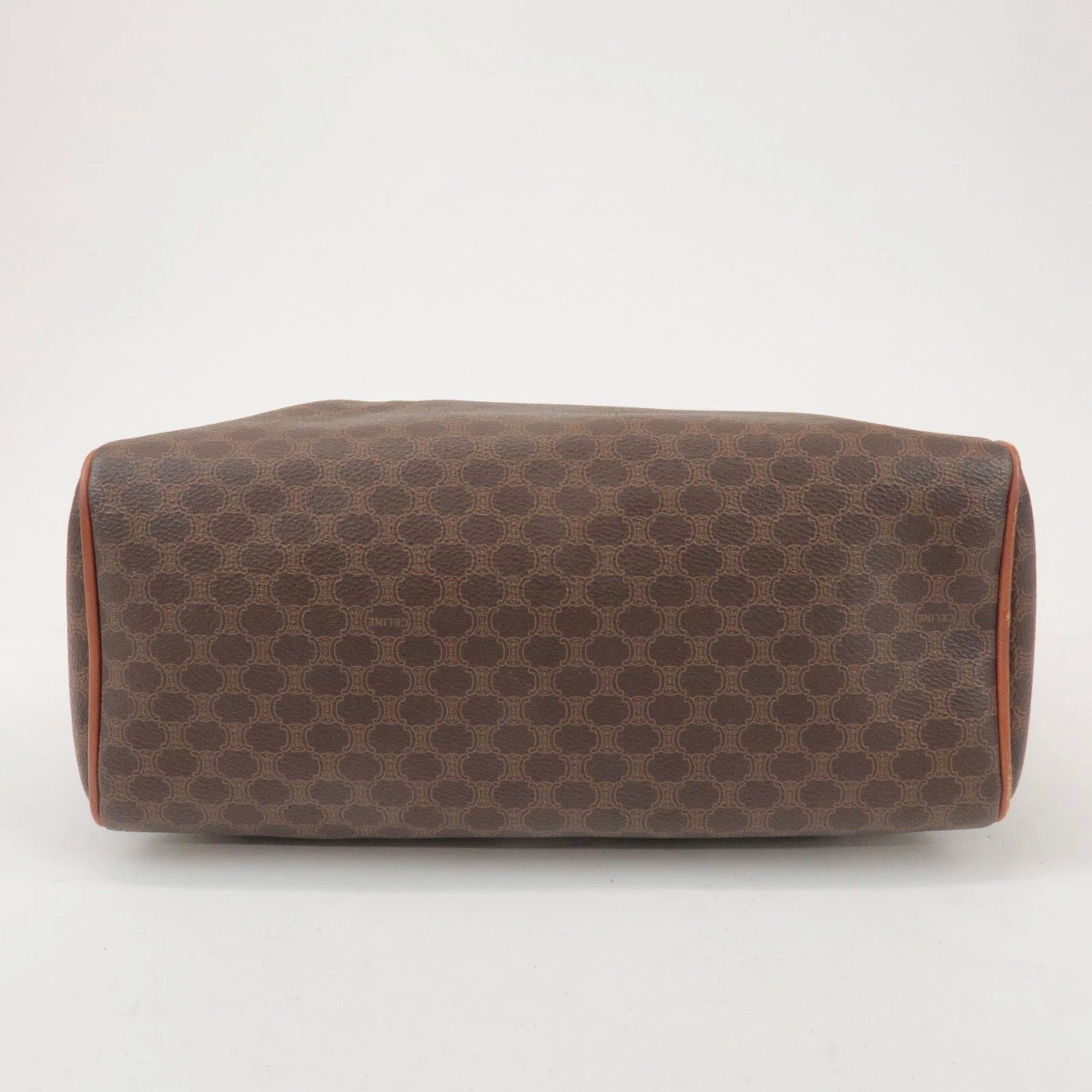 CELINE Macadam Boston Bag Hand Bag Brown