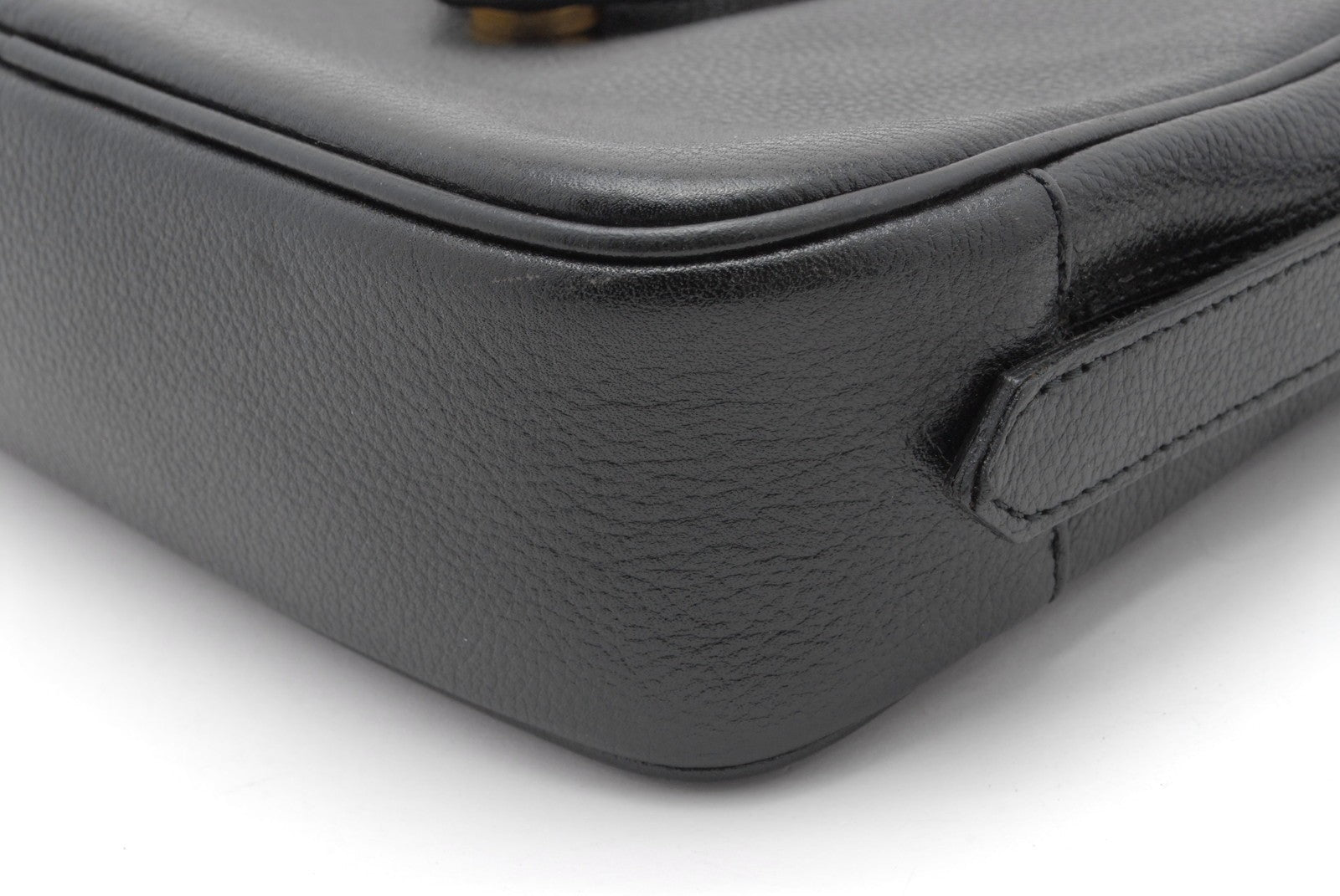 Saint Laurent Yves Vintage Shoulder Bag - Black, Leather