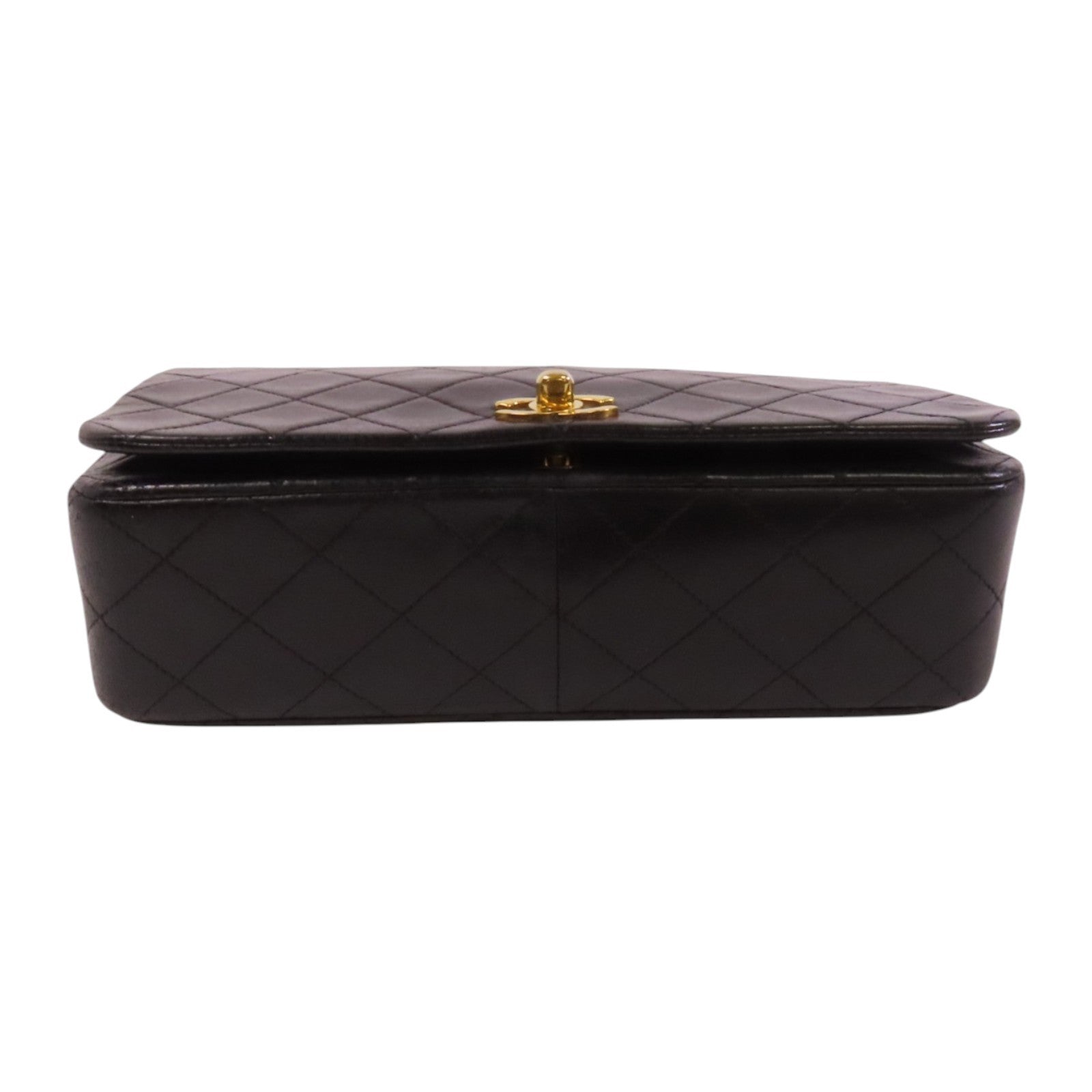 CHANEL CC GHW Shoulder Bag - Black, Lambskin