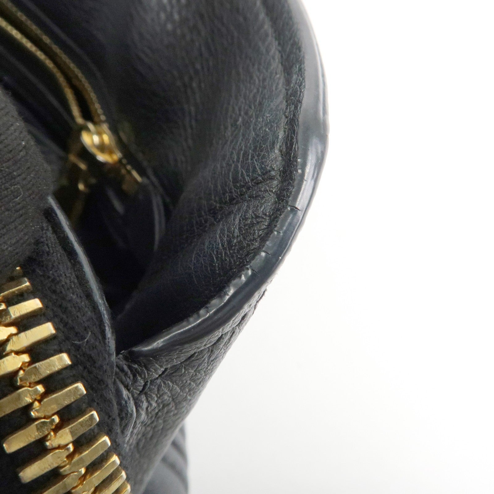 Miu Miu Logo 2Way Bag - Black, Leather 