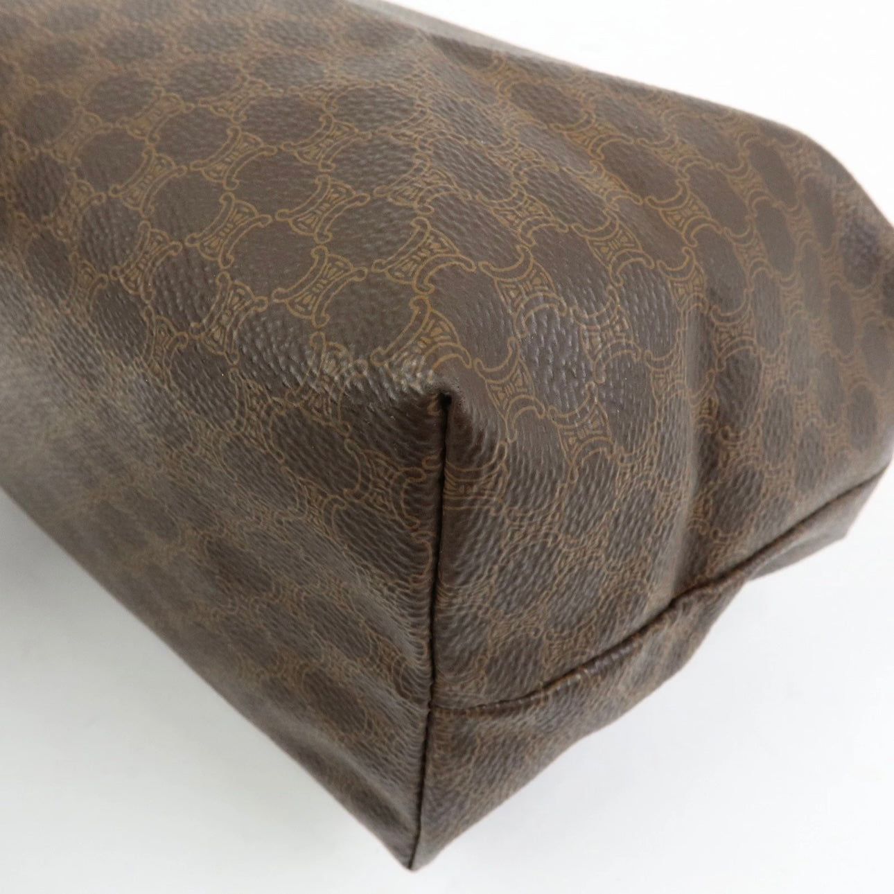 Celine Macadam Handbag Pochette - Brown, PVC