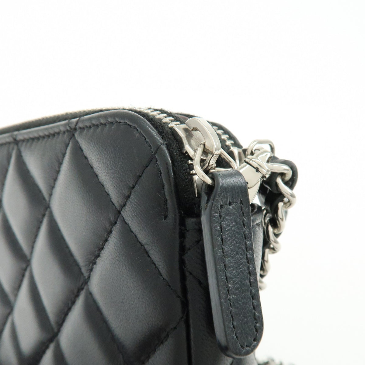 Chanel COCO Mark Matelasse Shoulder Bag - Black, Lamb Skin