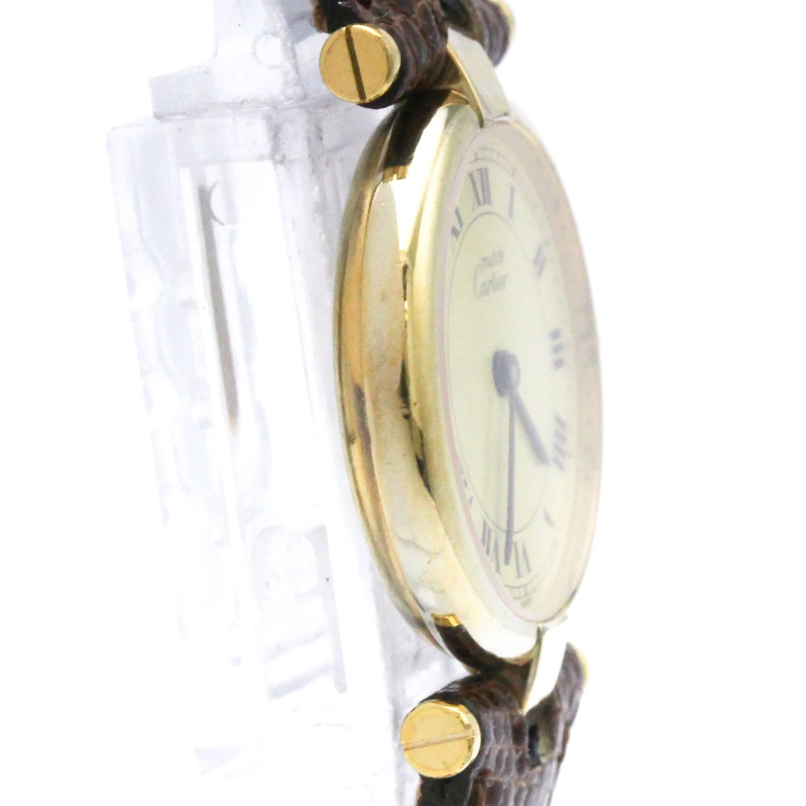 Cartier Must Vendome Wristwatch - Gold, Gold Plated