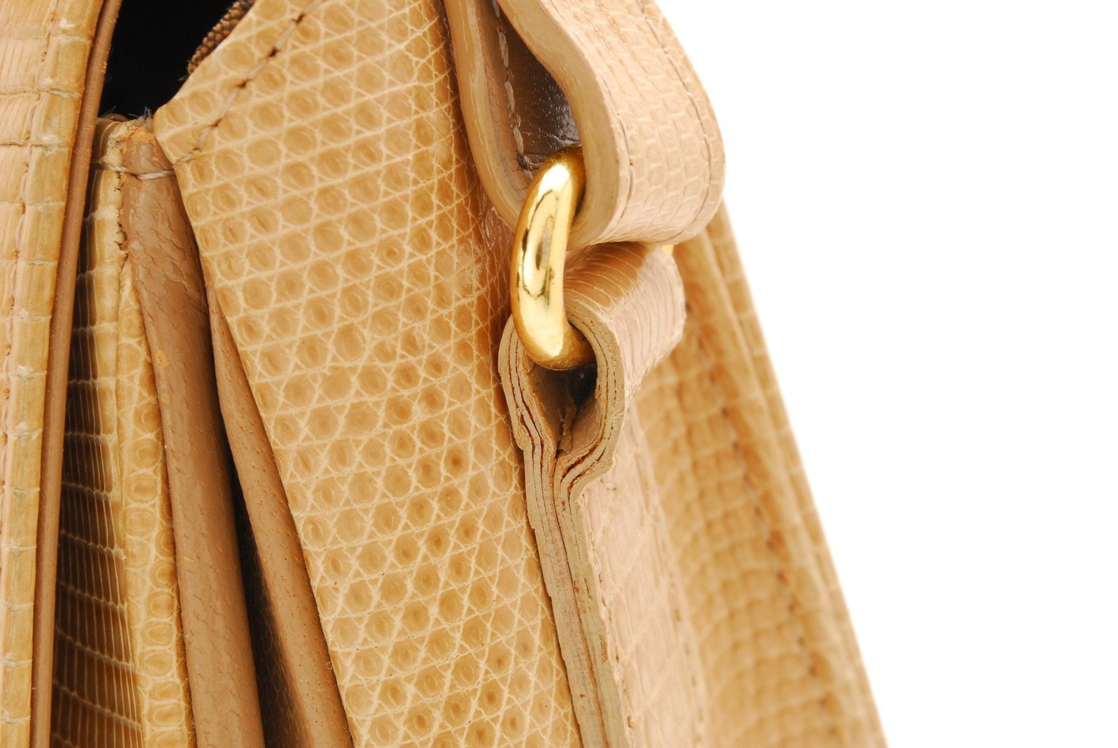 Saint Laurent Yves Vintage Shoulder Bag - Beige, Leather