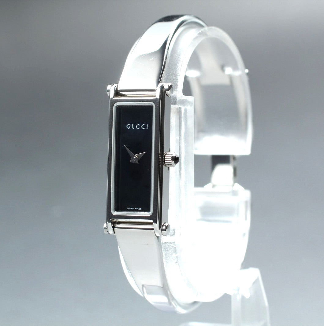 Gucci 1500L Women's Watch - Black, Stainless Steel 