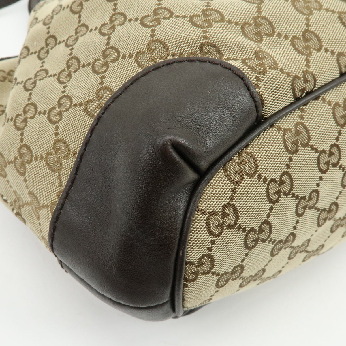 Gucci 2Way Bag - Beige Brown, GG Canvas Leather