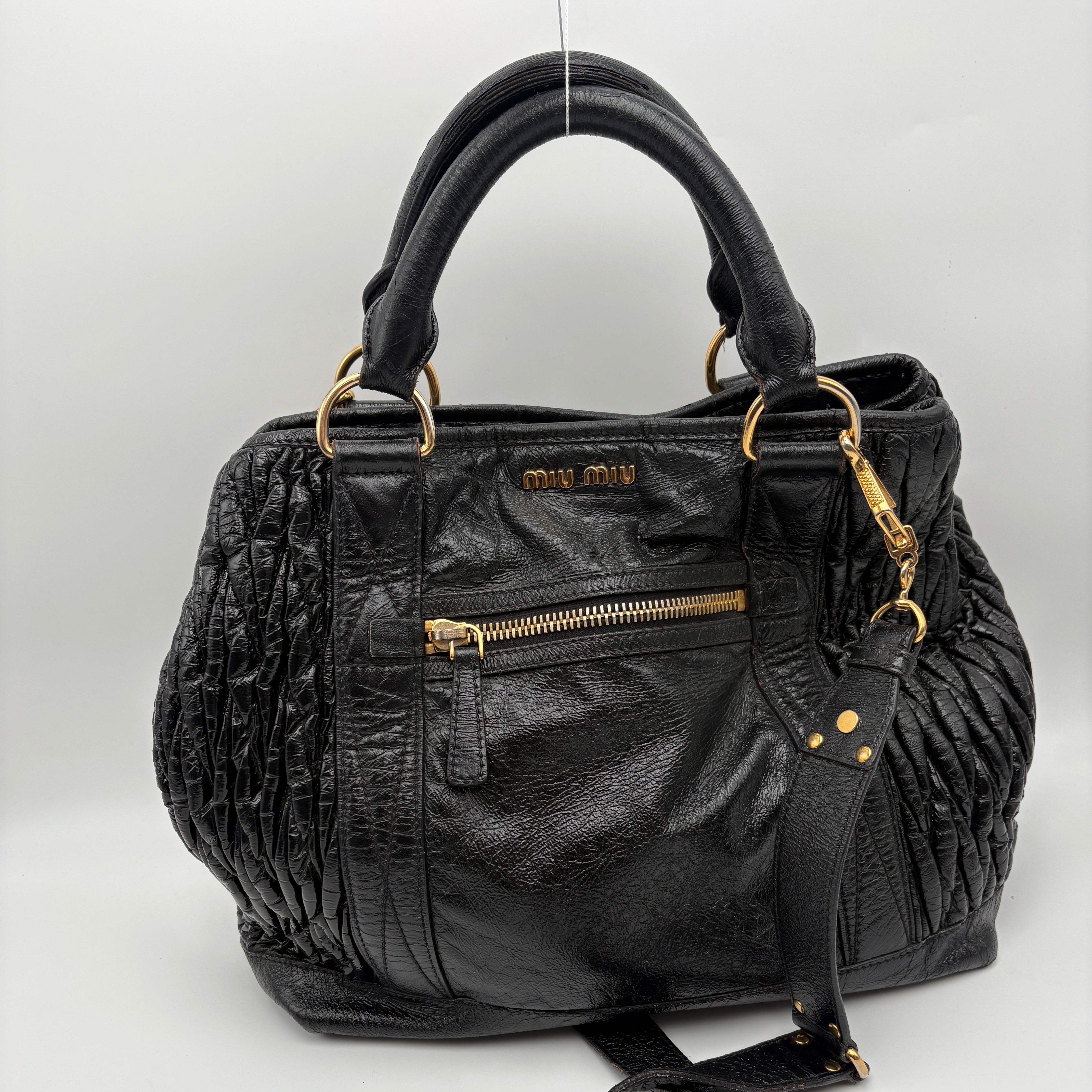 Miu Miu Leather Hand & Crossbody bag