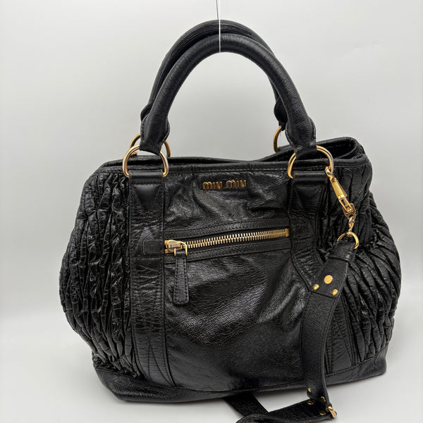 Miu Miu Leather Hand & Crossbody bag