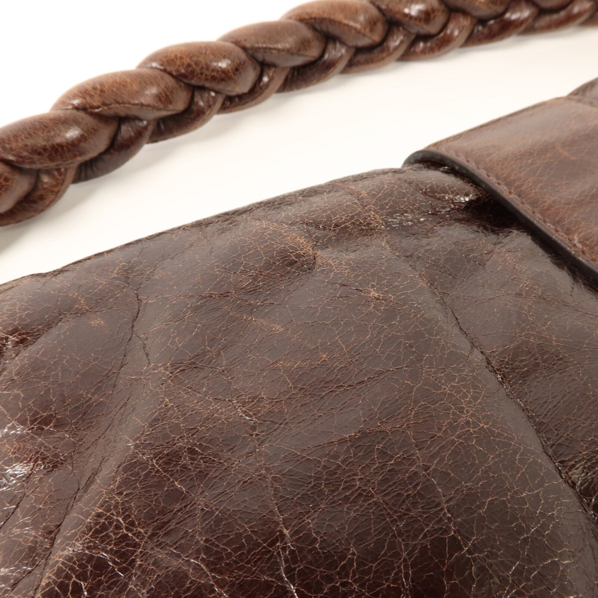 Miu Miu GHW 2 Way Shoulder Bag - Brown, Calfskin Leather