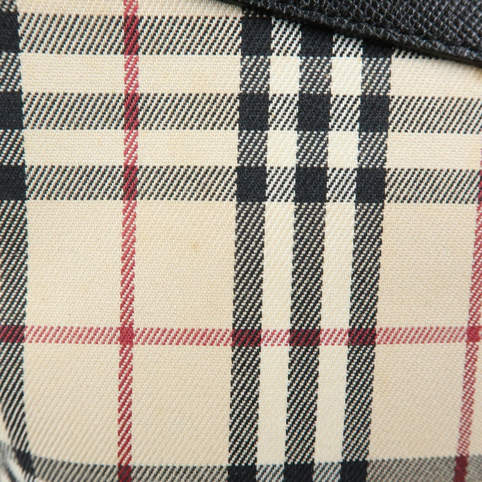 Burberry Nova Plaid Shoulder Bag - Beige, Canvas Leather