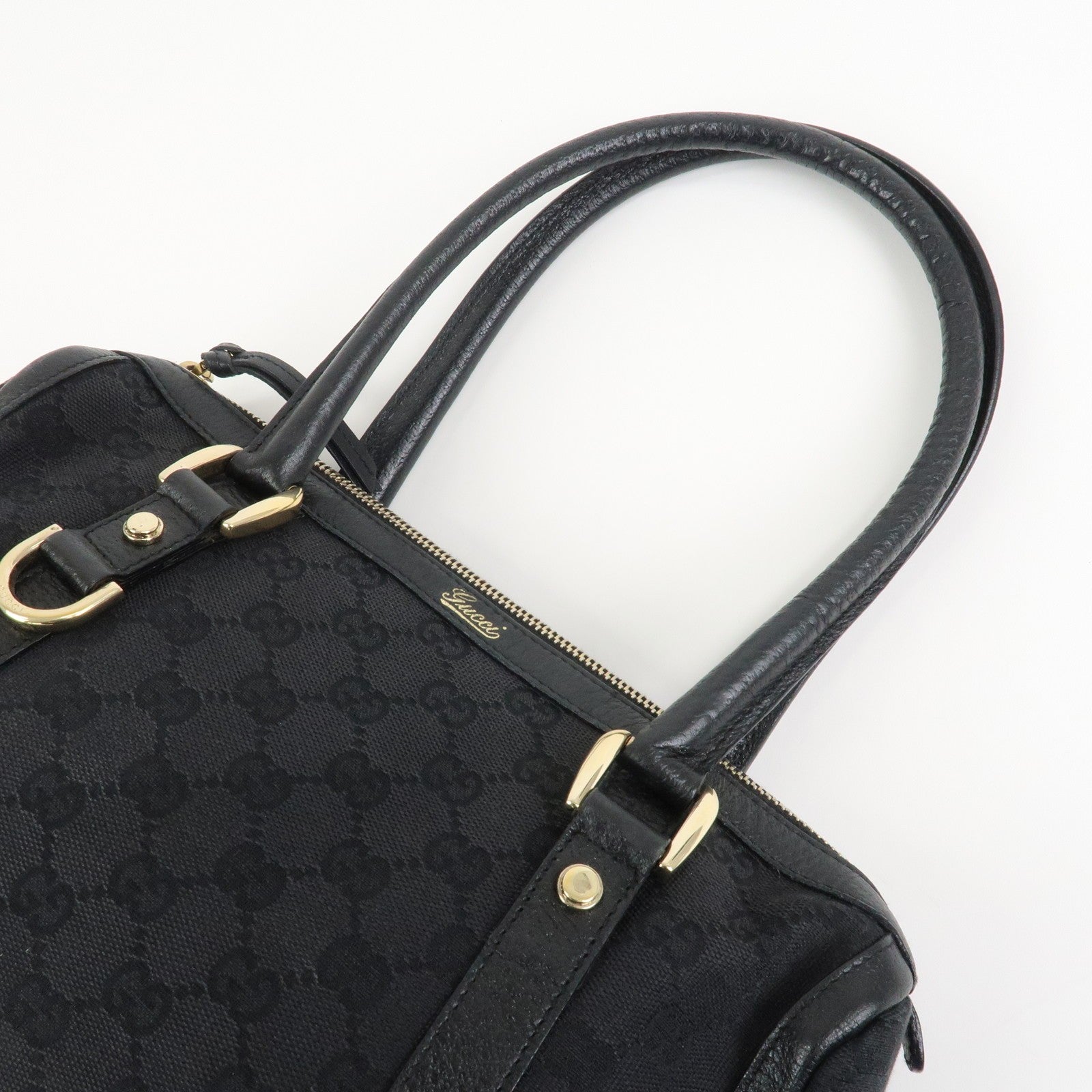 Gucci Boston Bag - Black, Canvas