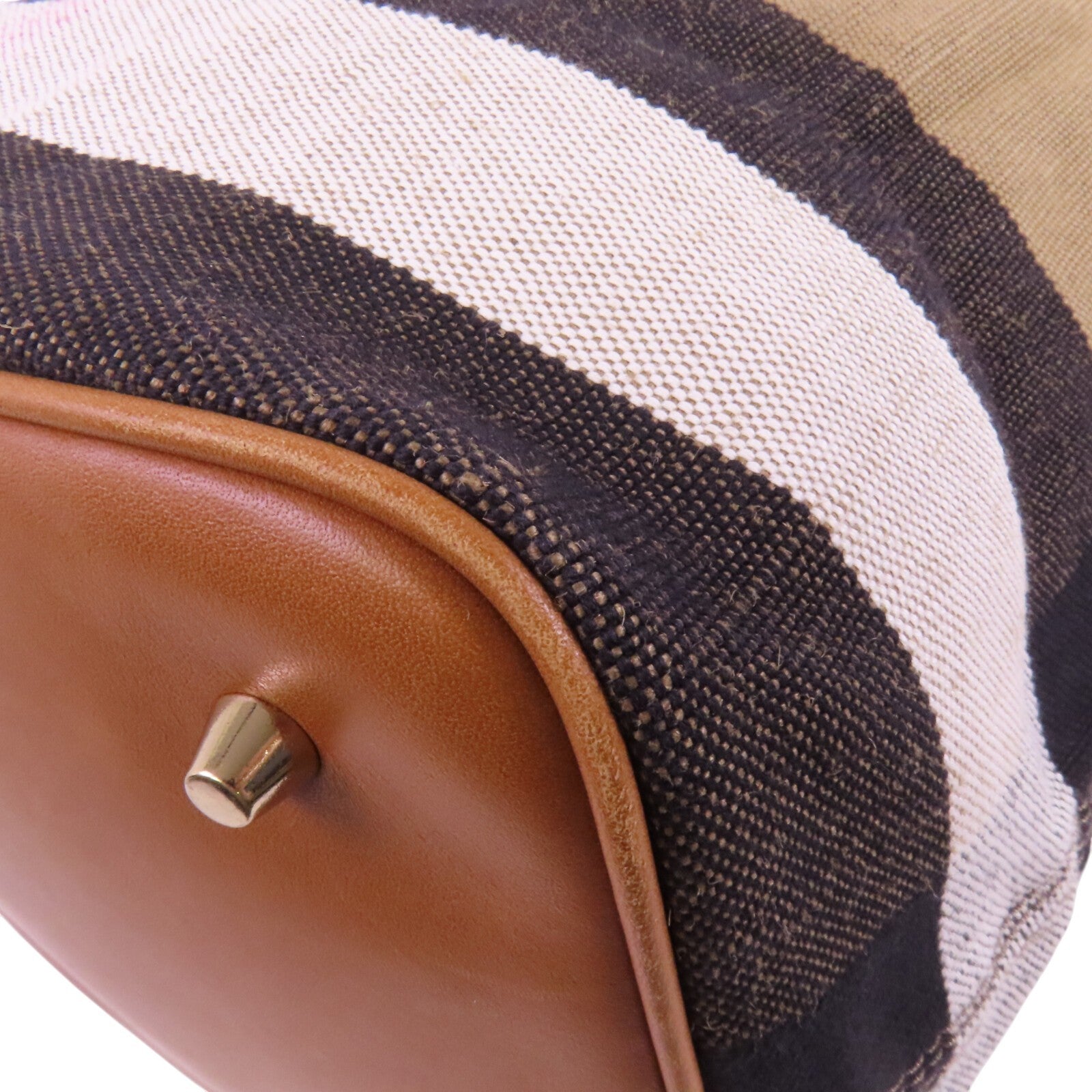 Burberry GHW Handbag Shoulder Bag - Brown, Canvas