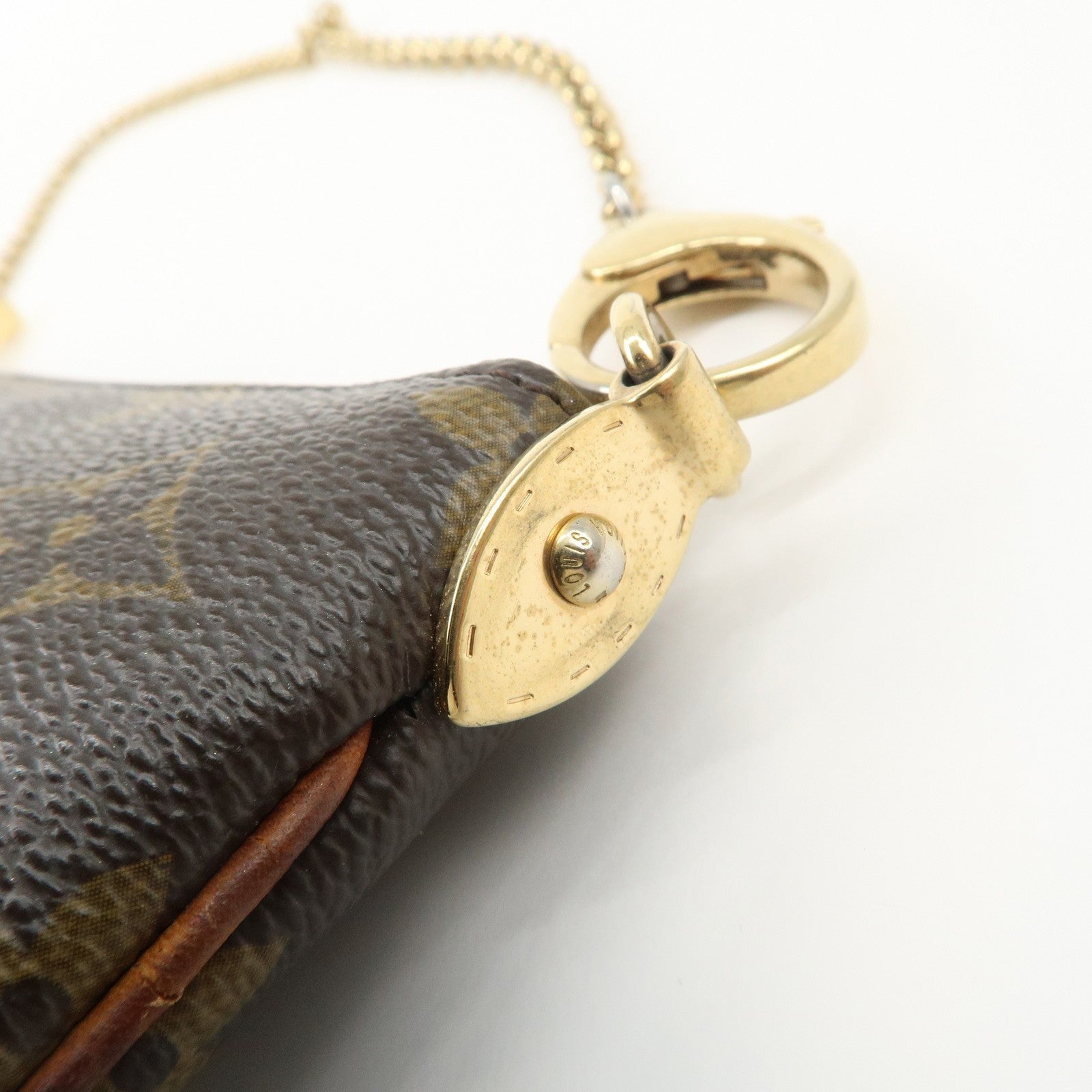 Louis Vuitton Pochette Hand Bag Pouch - Brown, Canvas