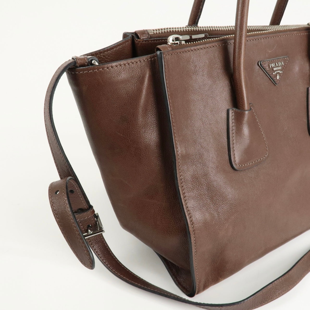 Prada 2 way brown