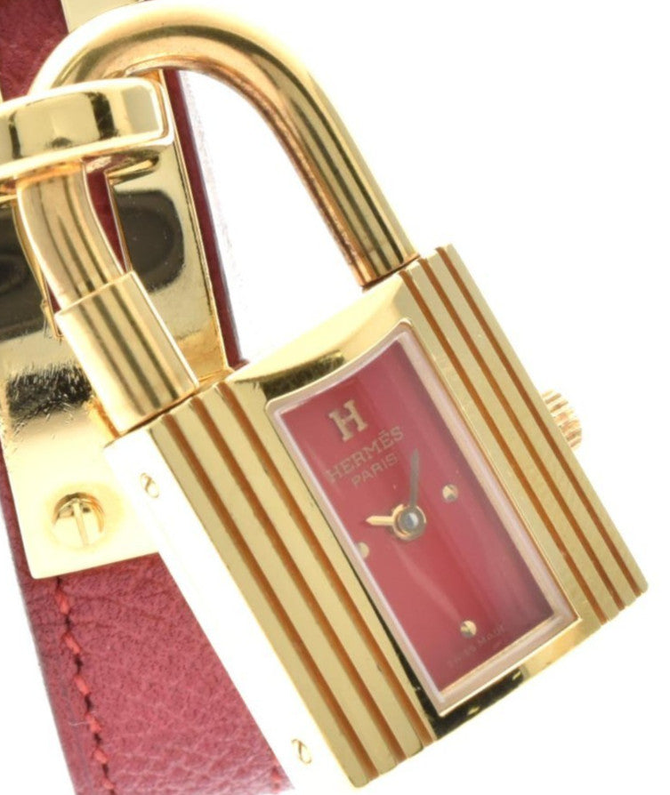 Hermès Kelly Wristwatch - Red, Leather
