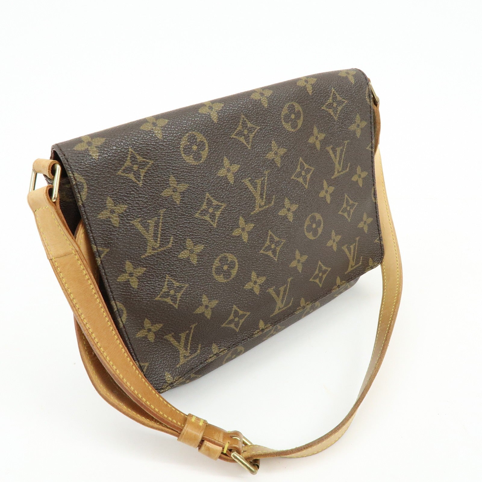 Louis Vuitton Monogram Musette Tango Shoulder Bag - Brown, Monogram Canvas