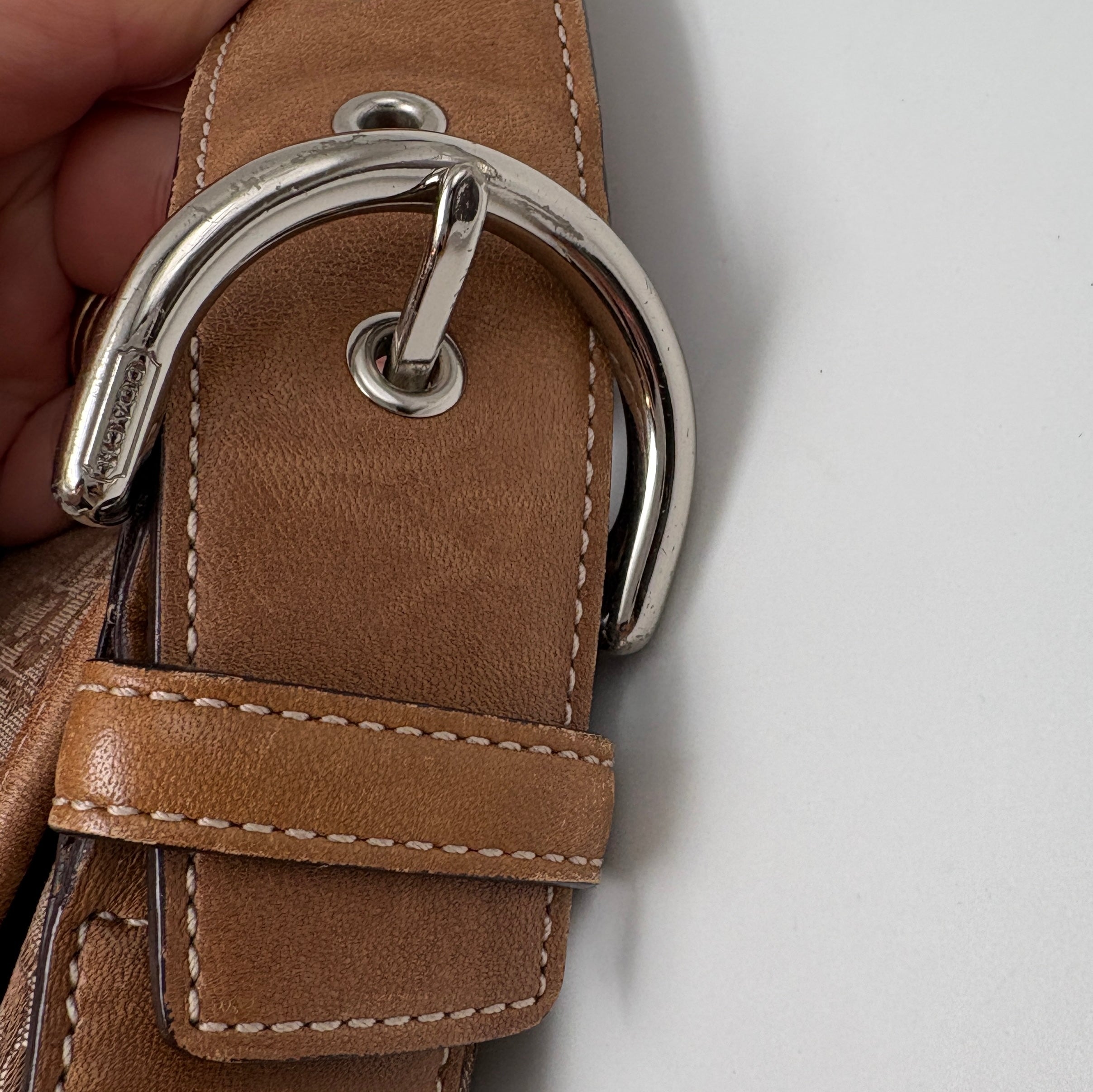 Coach Signature brown bag