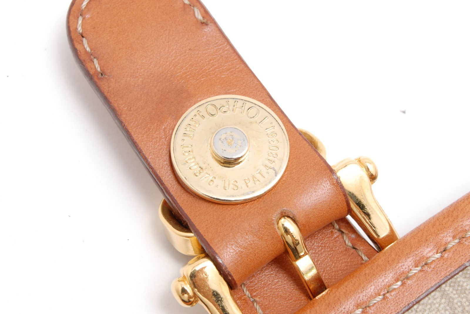 Celine Macadam Shoulder Bag - Beige, Leather