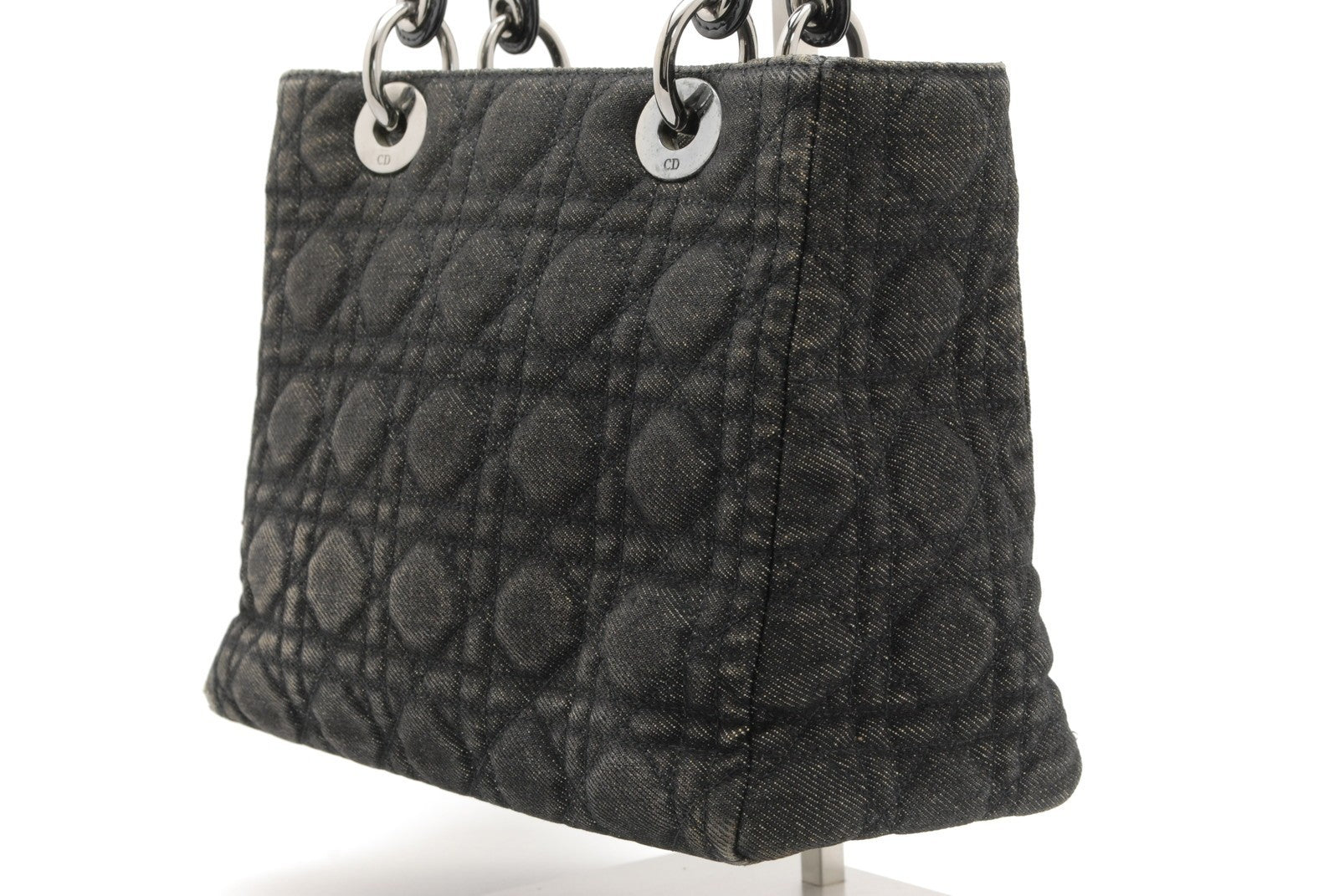 Christian Dior Lady Dior Handbag - Black, Denim