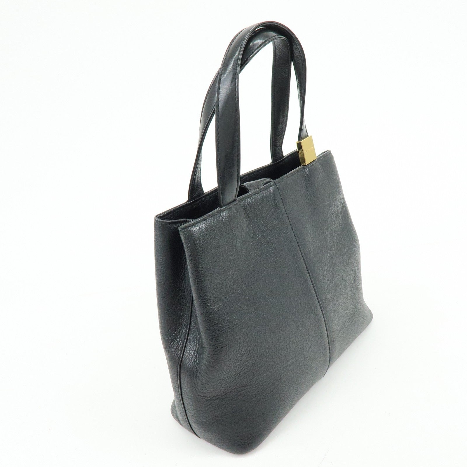 Burberry Mini Hand Bag - Black, Leather