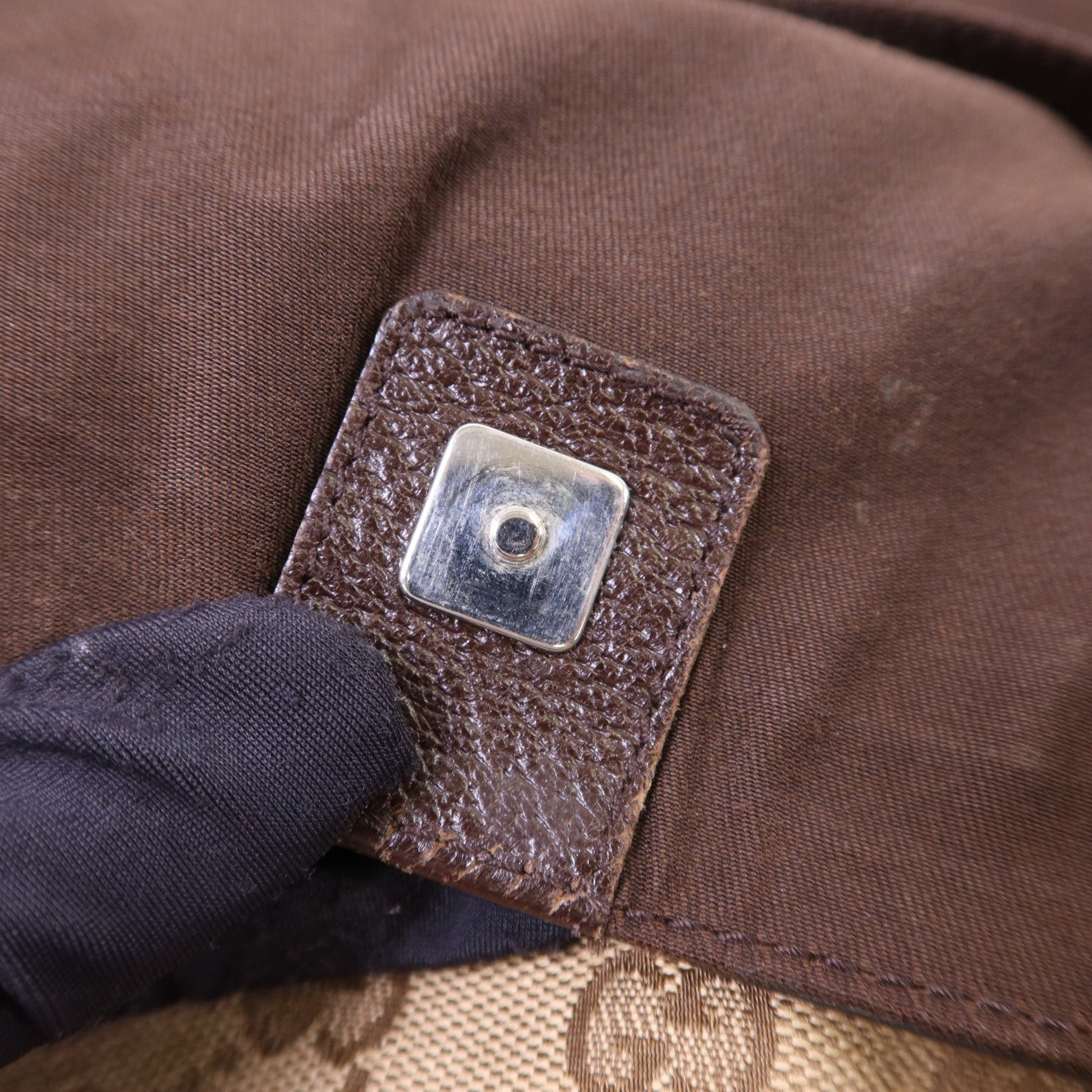 Gucci GG SHW Tote Bag - Brown, Canvas 