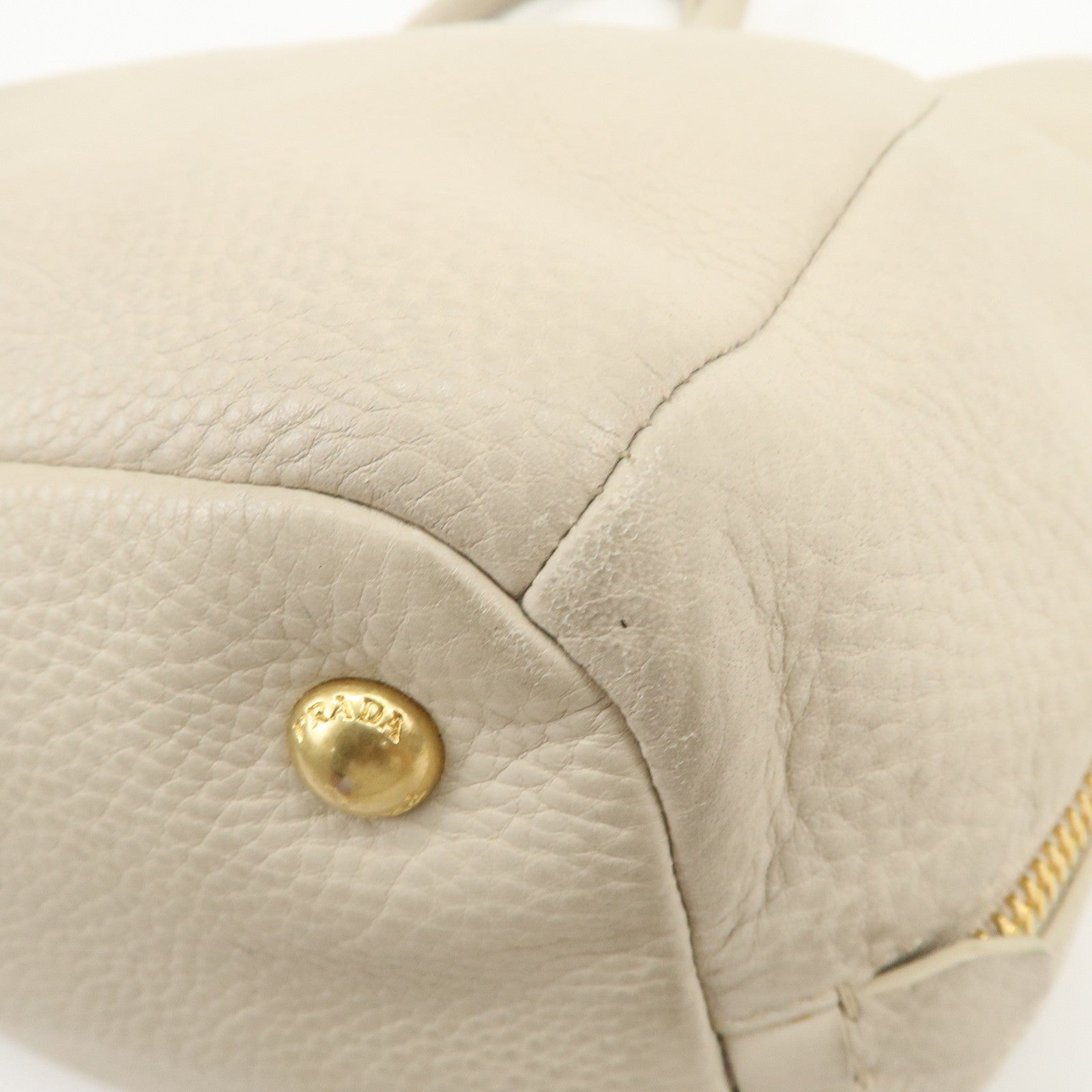 Prada 2Way Bag Hand Bag - Ivory, Leather