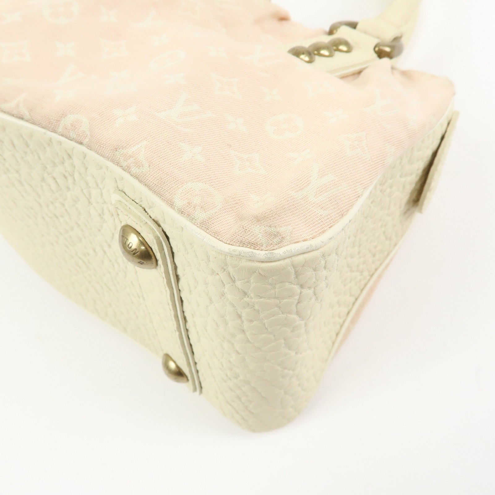 Louis Vuitton Hand Bag - Rose, Monogram Mini Lin Canvas
