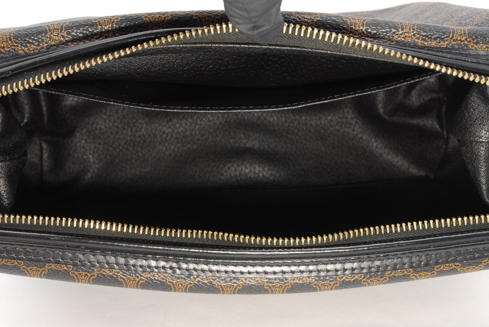 Celine Macadam Clutch Bag - Black, PVC Leather 