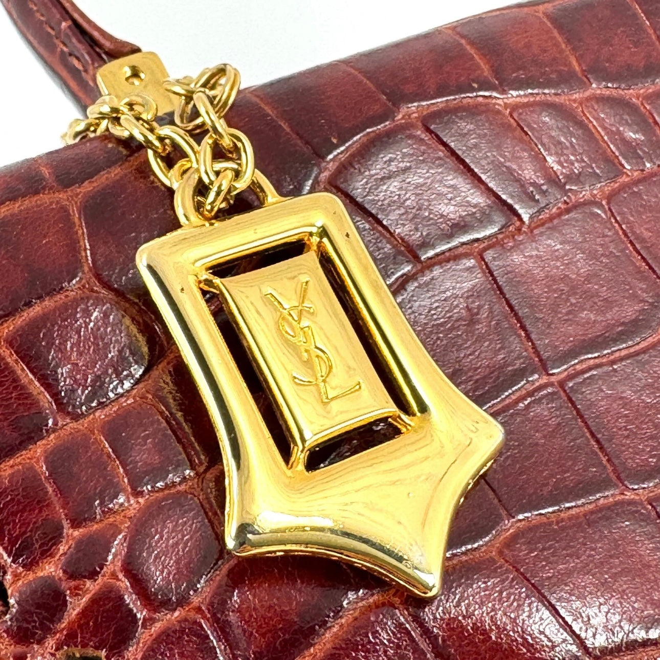 Yves Saint Laurent Leather Brown Vintage Bag YSL