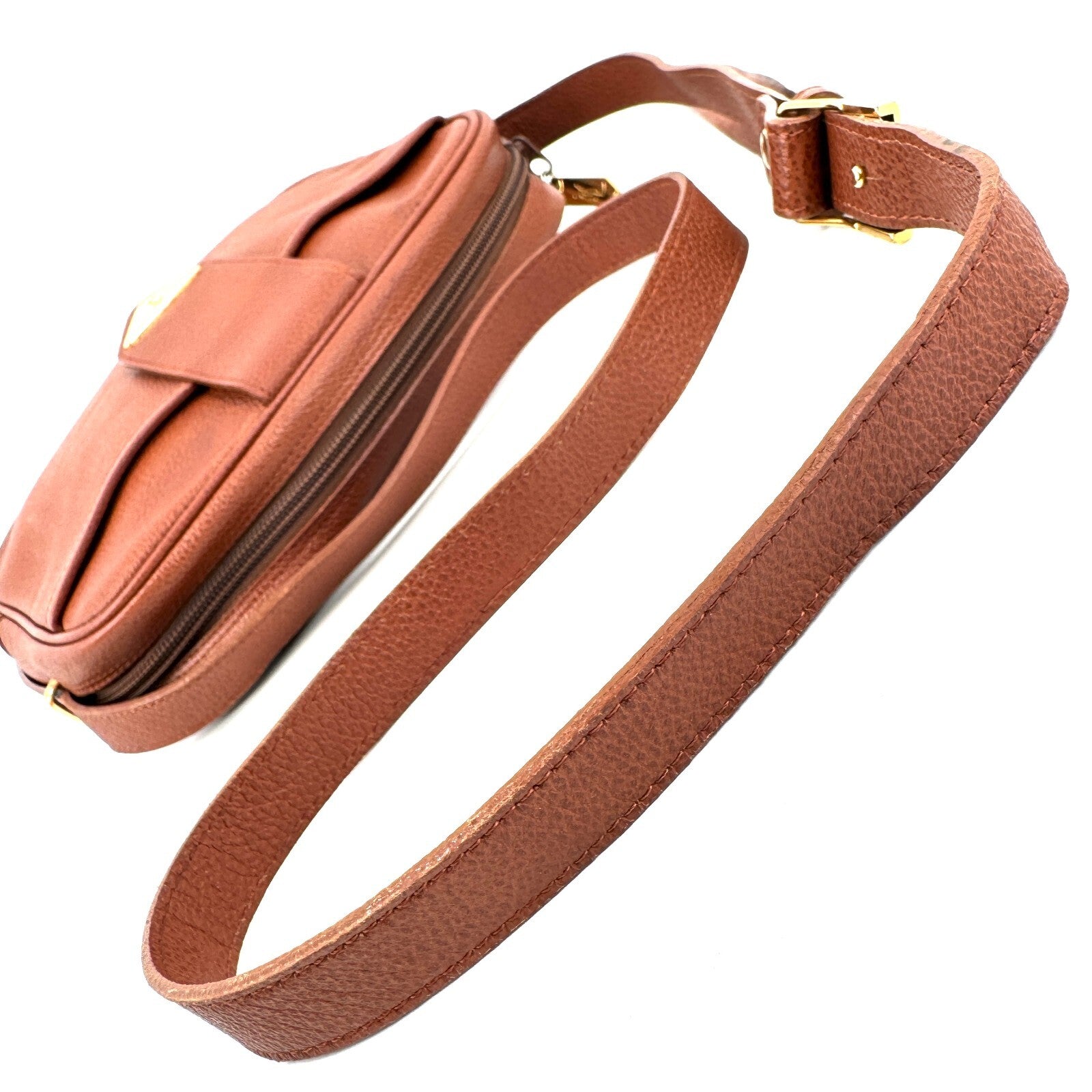 Saint Laurent Yves Saint Laurent Shoulder Bag - Brown, Leather