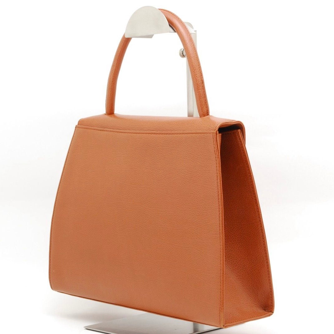 Saint Laurent Stitch Cassandra Handbag - Brown, Leather