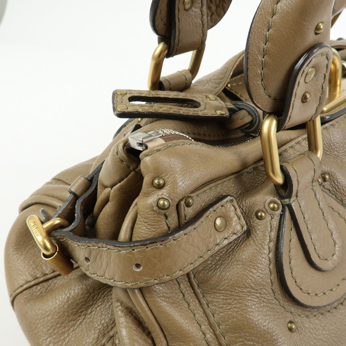 Chloe Paddington Hand Bag - Brown, Leather