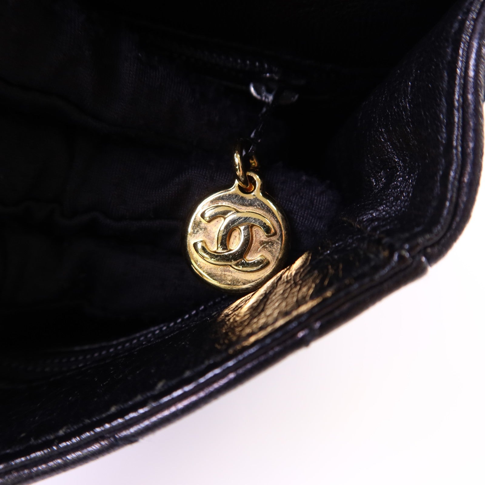 CHANEL CC GHW Waist Bag - Black, Lambskin Leather