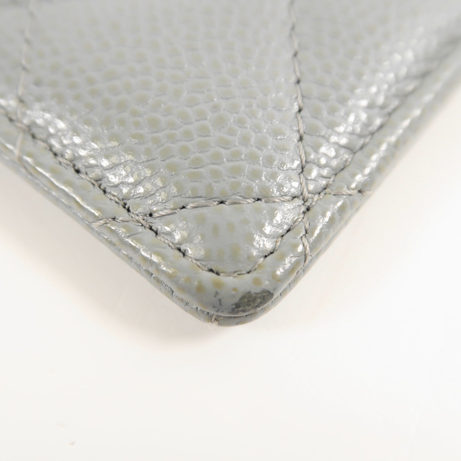 Chanel CC SHW Card Case - Green, Calfskin Leather