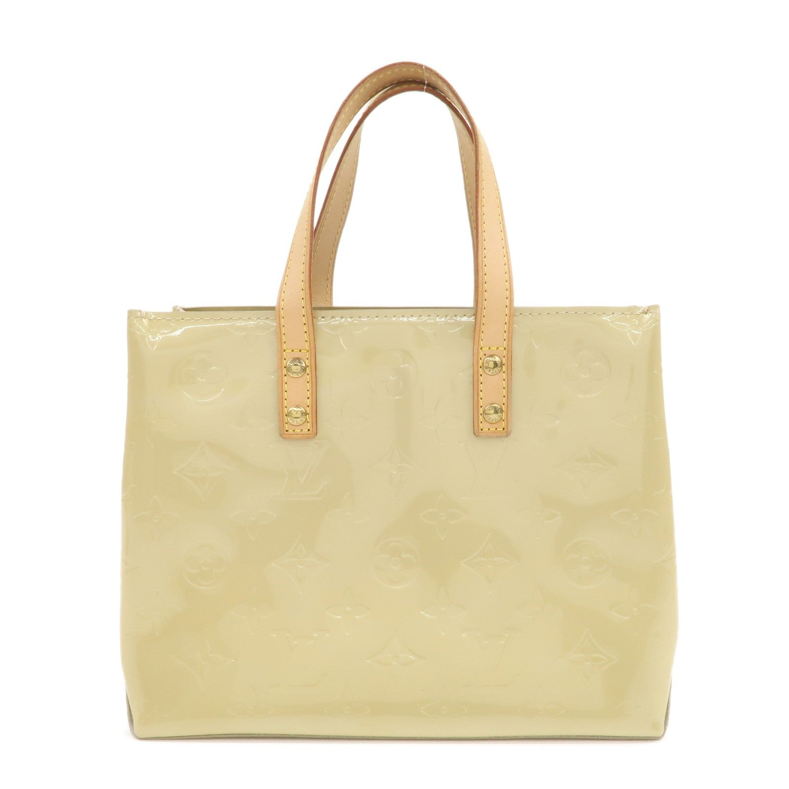 Louis VuittonTote Hand Bag - Beige, Vernis Leather
