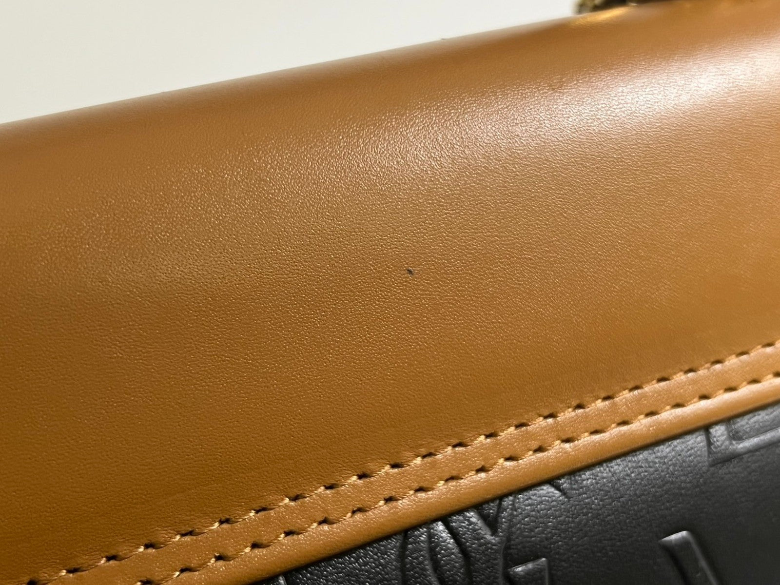 Saint Laurent Yves Vintage Hand Tote Bag - Black Brown, Leather