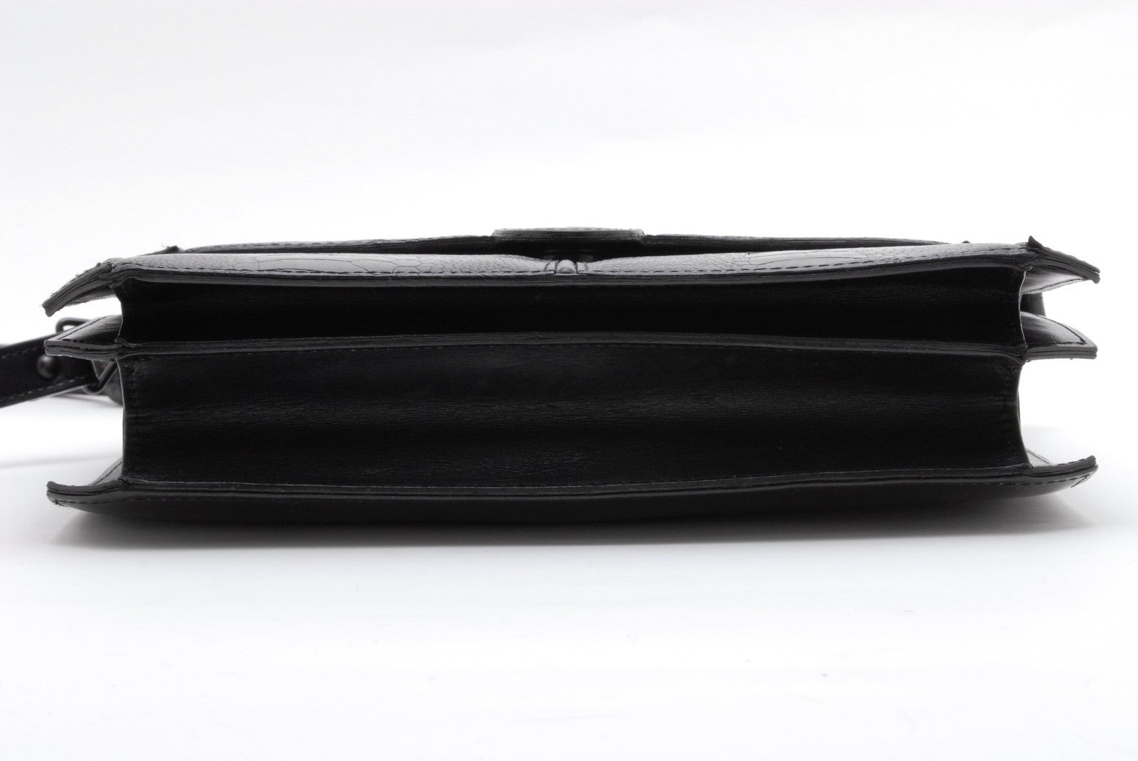 Saint Laurent YSL Envelope Shoulder Bag - Black, Leather