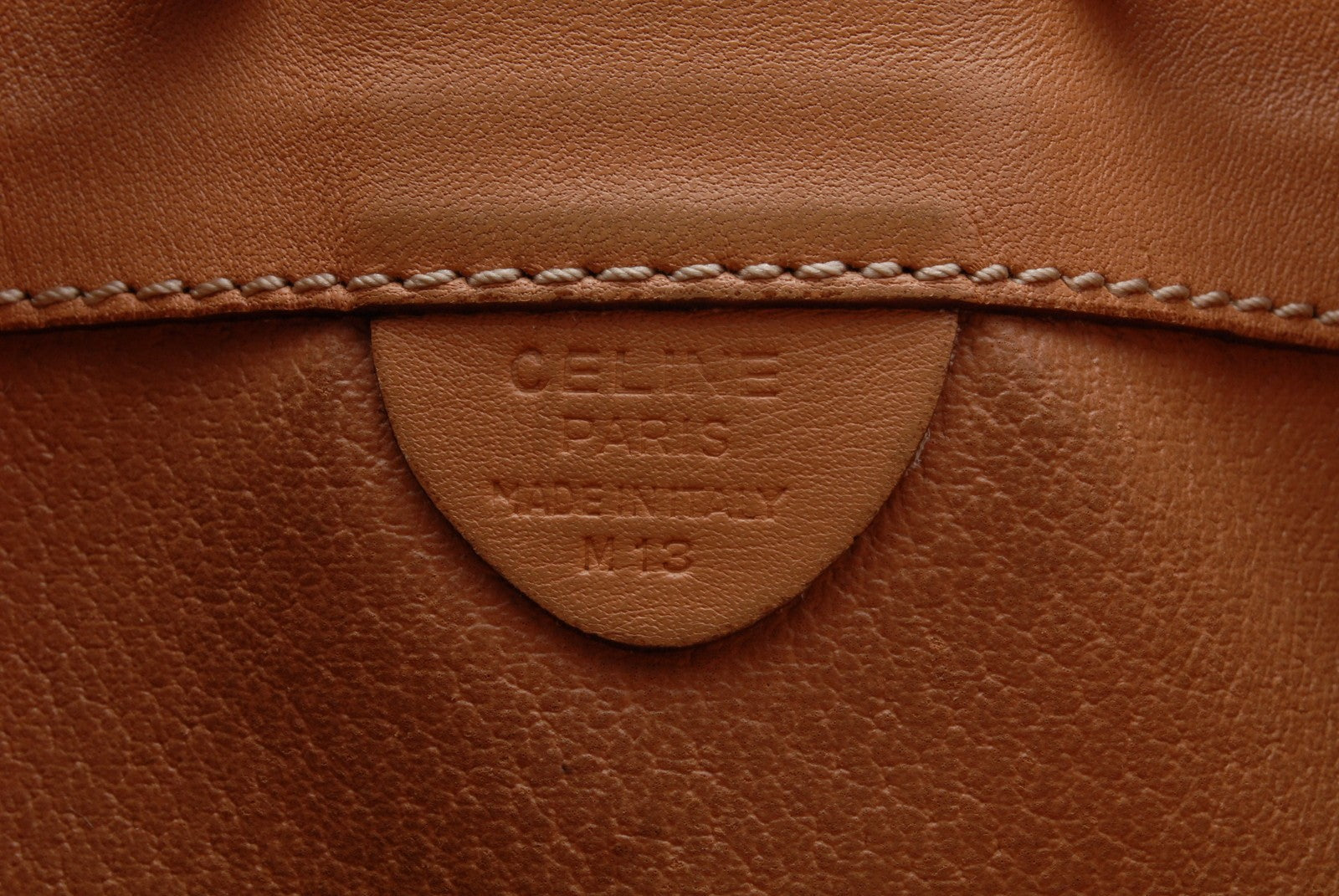 Celine Macadam Drawstring Bucket Shoulder Bag - Brown, PVC Leather מגיע עם הארנק!