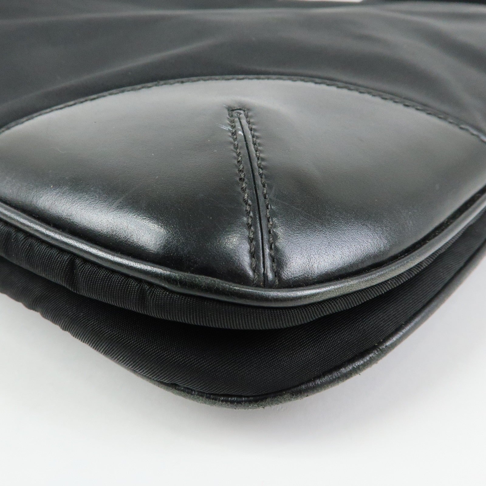 Prada Shoulder Bag - Black, Nylon and Leather