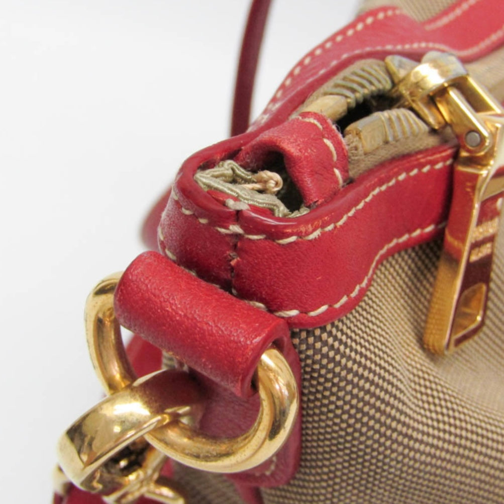 Prada Jacquard, Leather Tote Bag