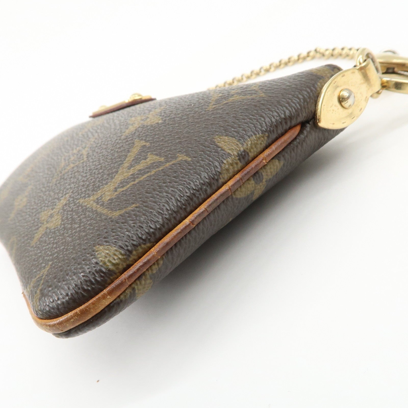 Louis Vuitton Pochette Hand Bag Pouch - Brown, Canvas