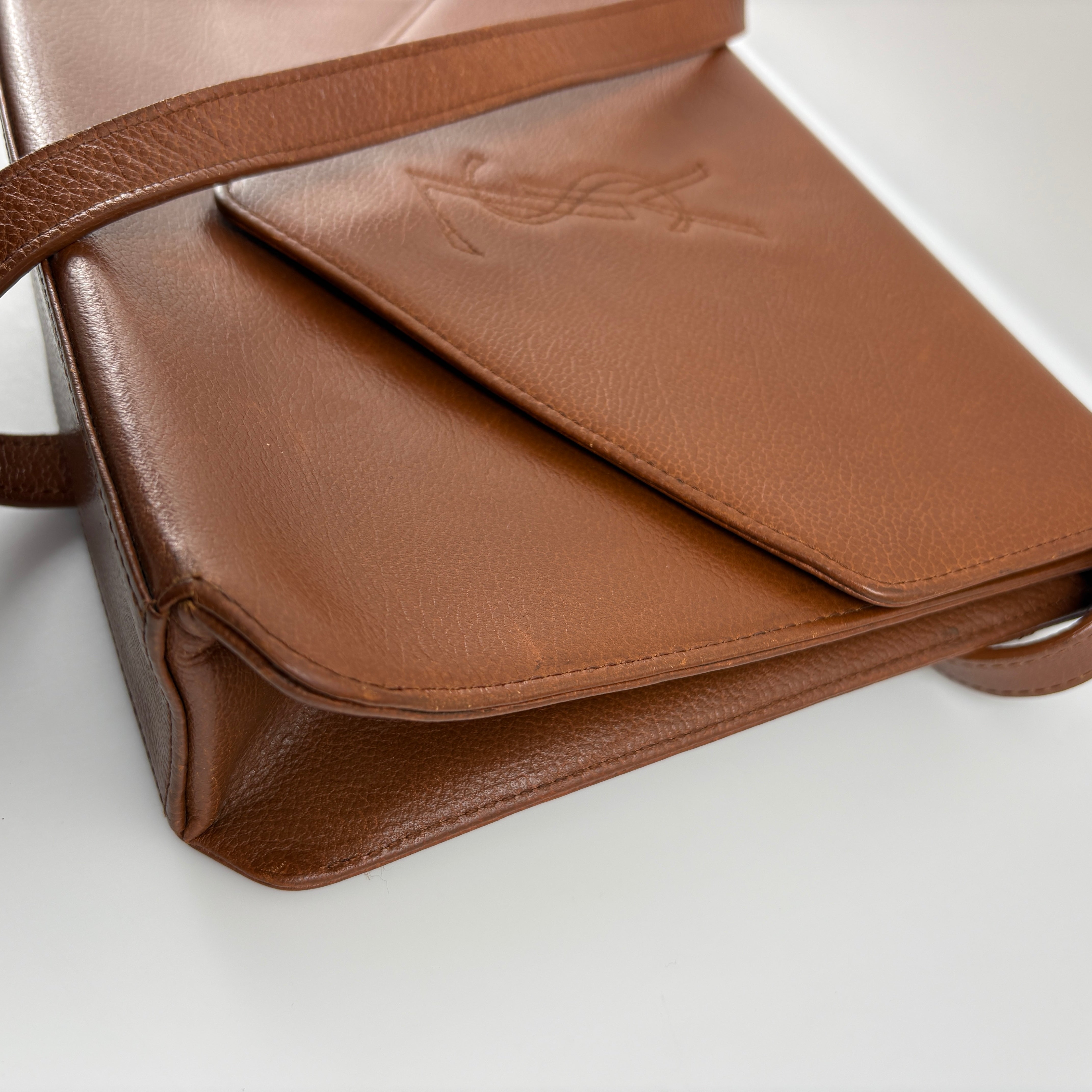 Saint Laurent Vintage Brown Bag