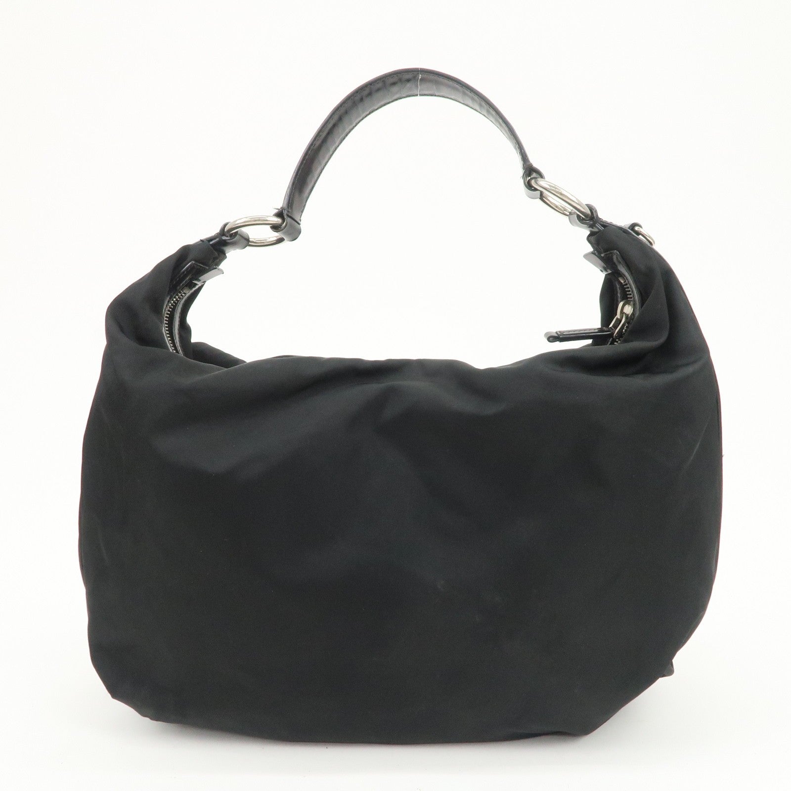 Prada Shoulder Bag - Black, Nylon, Leather