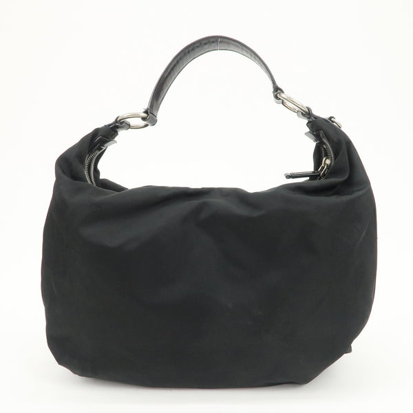 Prada Shoulder Bag - Black, Nylon, Leather